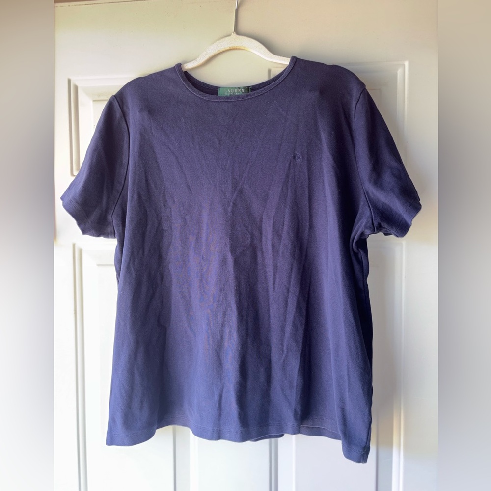 Lauren Ralph Lauren navy tee size 2X